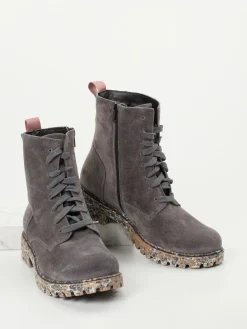 Damen Josef Seibel – Schnürboots aus Veloursleder