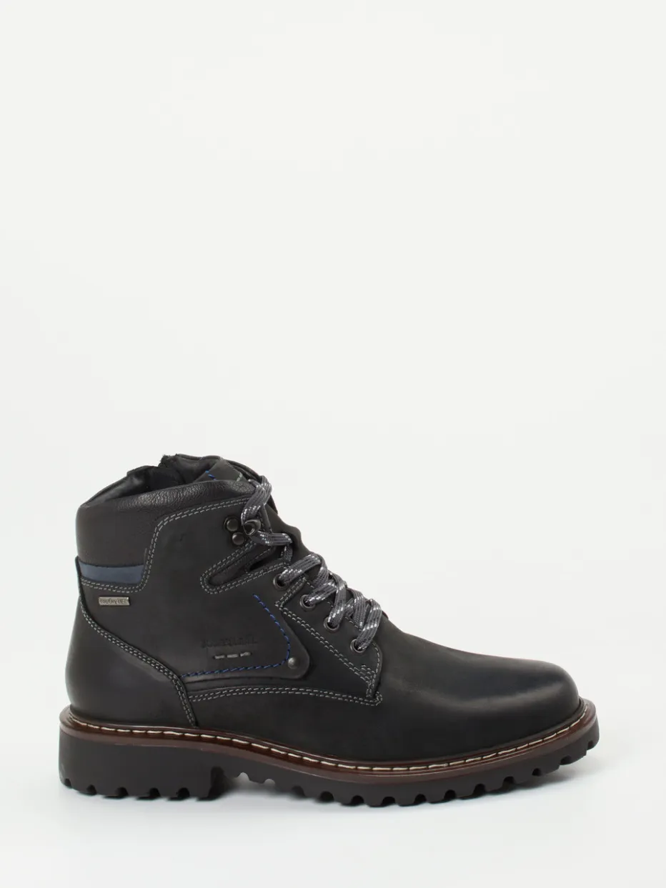 – Schnürboots aus Fettleder Anthrazit*Josef Seibel New