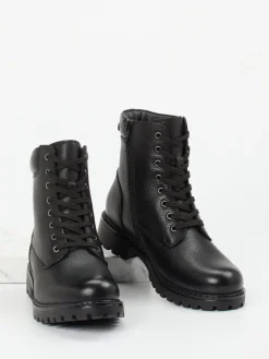 Damen Josef Seibel – Schnürboots aus genarbtem Leder