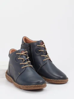 – Schnürstiefeletten aus Kalbleder Dunkel*Josef Seibel Clearance