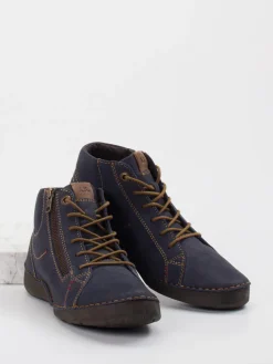 Damen Josef Seibel – Schnürstiefelette aus Nubukleder