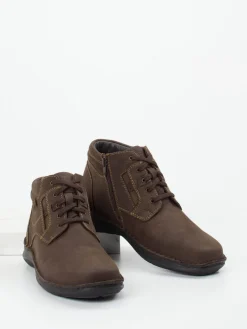 Herren Josef Seibel – Schnürstiefeletten aus Nubukleder