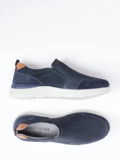 Herren Josef Seibel – Slipper aus Nubukleder Dunkel