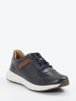 – Sneaker aus Leder und Mesh dunkel*Josef Seibel