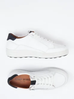 – Sneaker aus Leder Offwhite*Josef Seibel Outlet