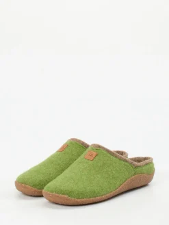 Damen Josef Seibel Relax – Filzpantoffeln aus Wollfilz moos