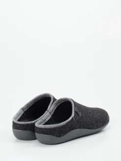 Herren Josef Seibel Relax – Pantoffeln aus Filz in Anthrazit