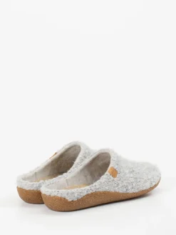 Damen Josef Seibel Relax – Pantoffeln aus Filz in Hell