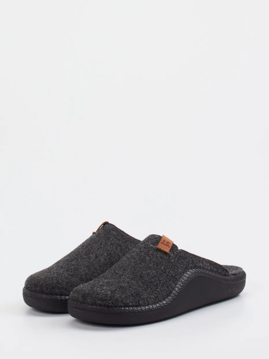 – Pantoffeln aus Filz Anthrazit*Josef Seibel Relax Best
