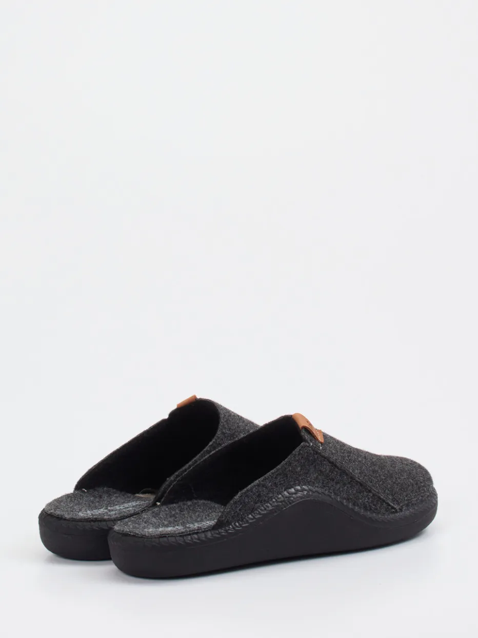– Pantoffeln aus Filz Anthrazit*Josef Seibel Relax Best