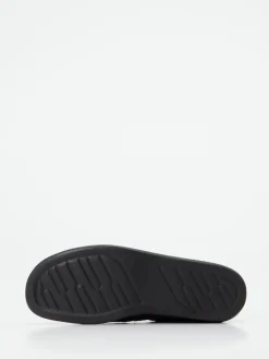 Herren Josef Seibel Relax – Slipper aus Textil Dunkelgrau