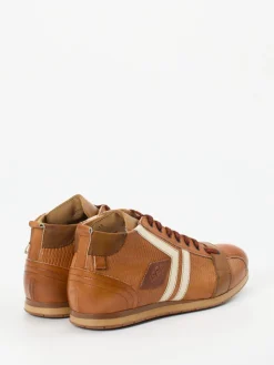 – Mid-Top-Sneaker aus Kalbleder cognac*Kamo Gutsu Outlet