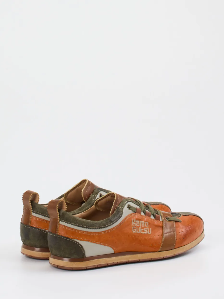 – Retro-Sneaker aus Glatt- und Veloursleder*Kamo Gutsu New