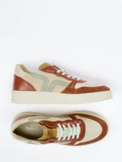 Herren Kamo Gutsu – Sneaker aus Kalbleder cremebeige