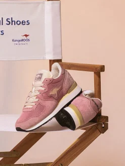 Damen Kangaroos – Sneaker aus Veloursleder und Mesh Alt
