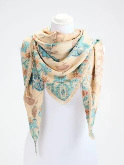 – Dreieckstuch aus Viskose mit Blumenprint*Katherina Loretta Outlet