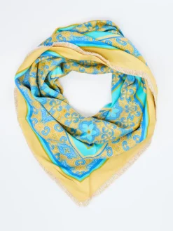 Damen Katherina Loretta – Halstuch aus Viskose mit Ornamentprint