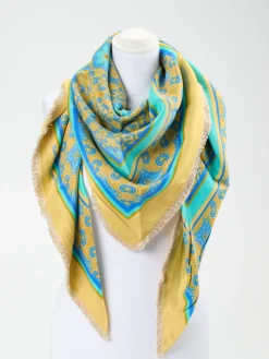 Damen Katherina Loretta – Halstuch aus Viskose mit Ornamentprint