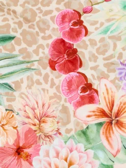 – Halstuch aus Synthetik mit Tropenprint*Katherina Loretta New