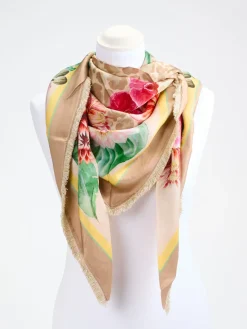 – Halstuch aus Synthetik mit Tropenprint*Katherina Loretta New