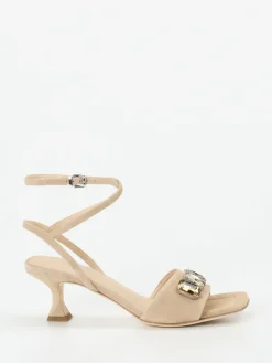 Kennel & Schmenger – Abendsandalen aus Veloursleder Beige*Kennel u0026 Schmenger Sale