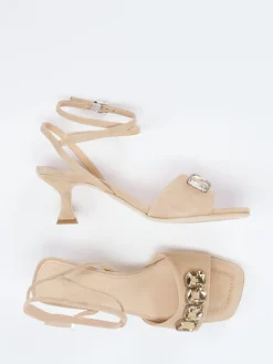 Kennel & Schmenger – Abendsandalen aus Veloursleder Beige*Kennel u0026 Schmenger Sale