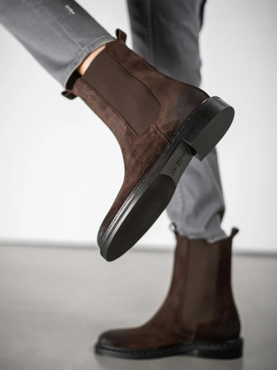 Damen Kennel u0026 Schmenger Kennel & Schmenger – Chelsea Boots aus Veloursleder