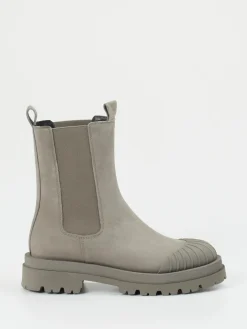 Damen Kennel u0026 Schmenger Kennel & Schmenger – Chelsea Boots aus Nubukleder Taupe