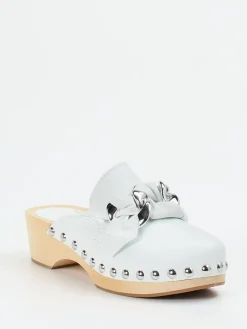 Damen Kennel u0026 Schmenger Kennel & Schmenger – Clogs aus Kalbleder mit Holzsohle