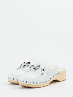 Damen Kennel u0026 Schmenger Kennel & Schmenger – Clogs aus Kalbleder mit Holzsohle