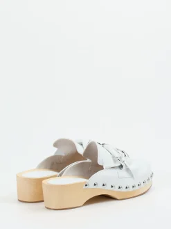 Damen Kennel u0026 Schmenger Kennel & Schmenger – Clogs aus Kalbleder mit Holzsohle