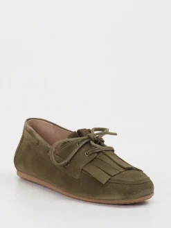 Kennel & Schmenger – Fransen-Loafer aus Veloursleder Oliv*Kennel u0026 Schmenger Best