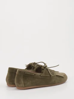 Kennel & Schmenger – Fransen-Loafer aus Veloursleder Oliv*Kennel u0026 Schmenger Best