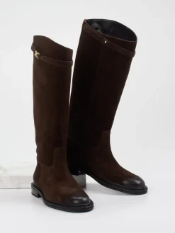 Kennel & Schmenger – Kniehohe Stiefel aus Veloursleder Dunkel*Kennel u0026 Schmenger Best