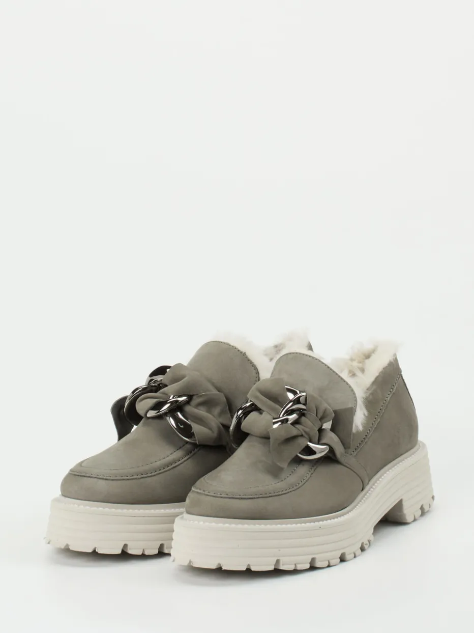 Kennel & Schmenger – Loafer aus Nubukleder steingrau*Kennel u0026 Schmenger