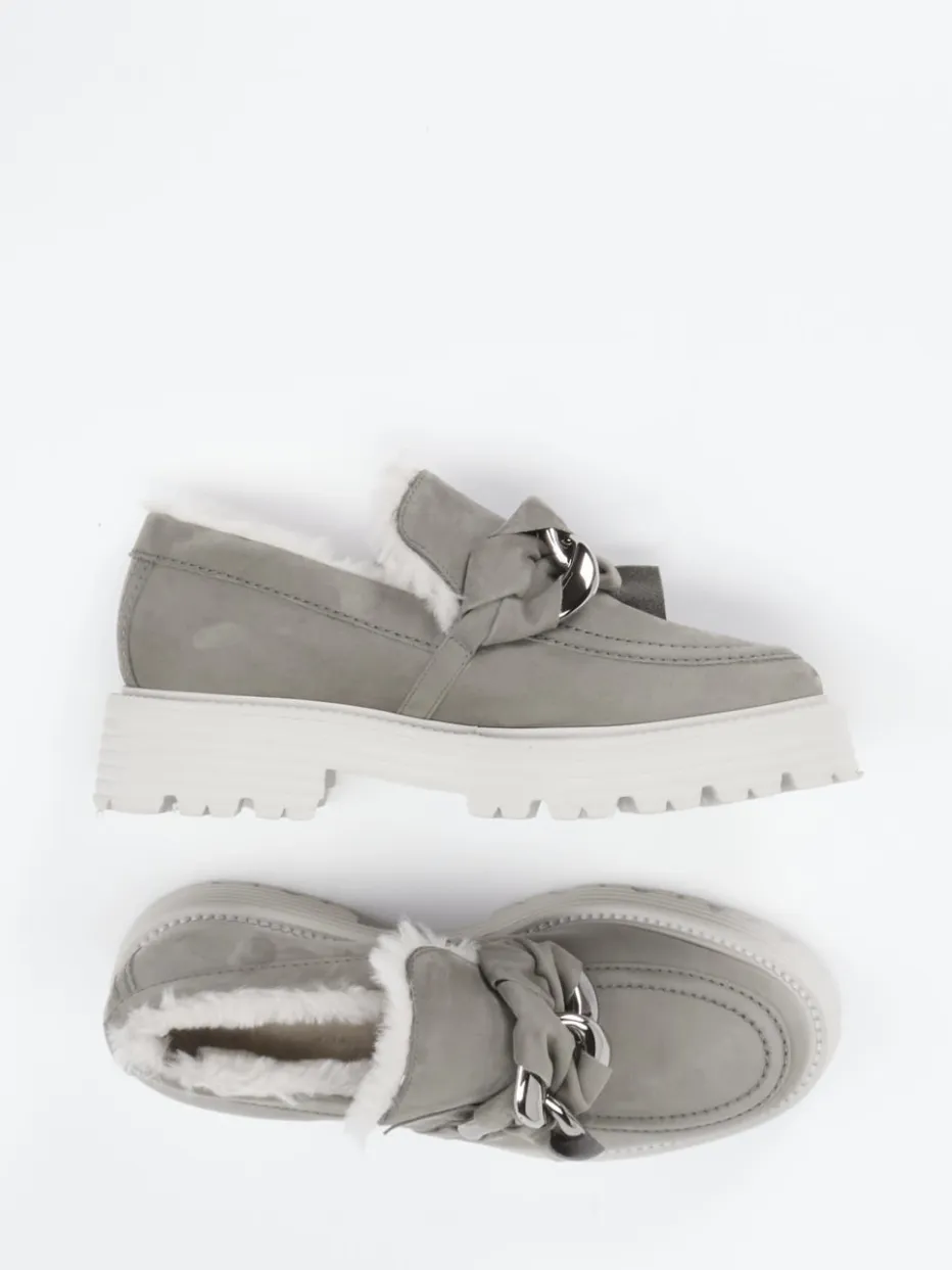 Kennel & Schmenger – Loafer aus Nubukleder steingrau*Kennel u0026 Schmenger