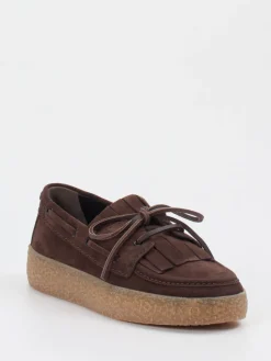 Damen Kennel u0026 Schmenger Kennel & Schmenger – Mokassin aus Veloursleder schoko