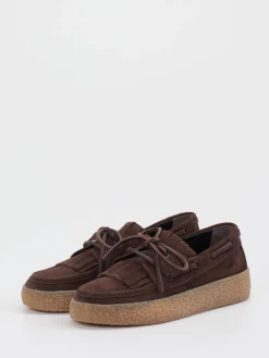 Damen Kennel u0026 Schmenger Kennel & Schmenger – Mokassin aus Veloursleder schoko