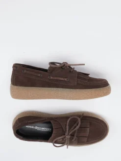 Damen Kennel u0026 Schmenger Kennel & Schmenger – Mokassin aus Veloursleder schoko