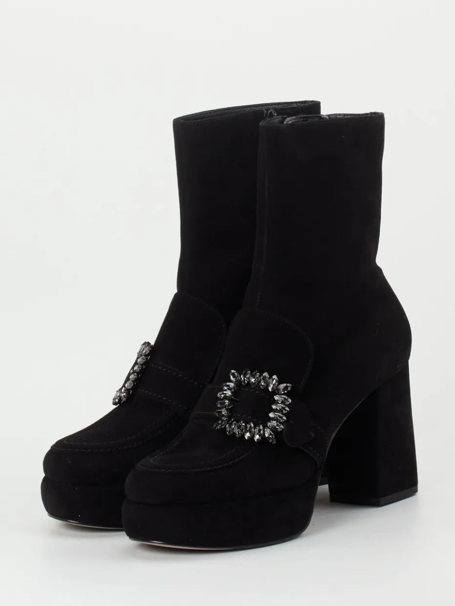 Kennel & Schmenger – Plateau-Stiefeletten aus Veloursleder*Kennel u0026 Schmenger Outlet