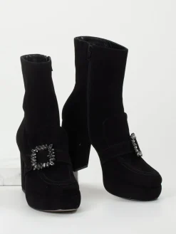 Kennel & Schmenger – Plateau-Stiefeletten aus Veloursleder*Kennel u0026 Schmenger Outlet