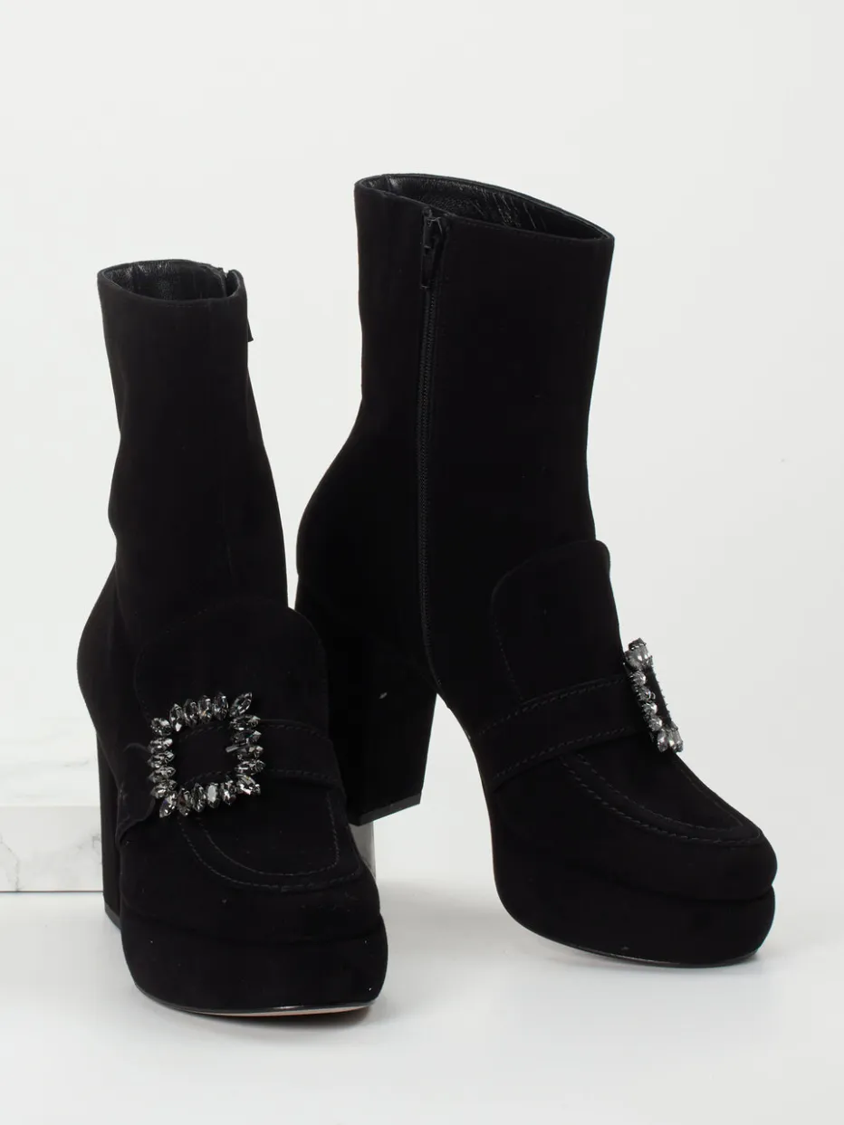 Kennel & Schmenger – Plateau-Stiefeletten aus Veloursleder*Kennel u0026 Schmenger Outlet