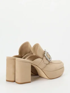 Kennel & Schmenger – Plateau-Mules aus Nubukleder Beige*Kennel u0026 Schmenger Hot