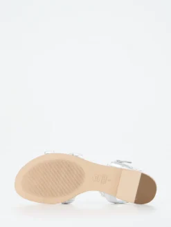 Damen Kennel u0026 Schmenger Kennel & Schmenger – Riemchensandale aus Metallicleder