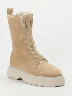 Kennel & Schmenger – Schnürboots aus Veloursleder Beige*Kennel u0026 Schmenger