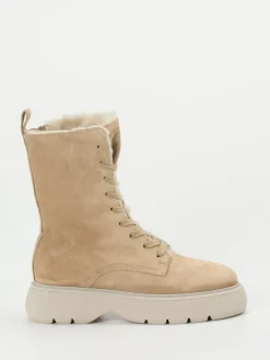 Kennel & Schmenger – Schnürboots aus Veloursleder Beige*Kennel u0026 Schmenger