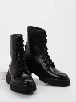 Damen Kennel u0026 Schmenger Kennel & Schmenger – Schnürboots aus Lammleder