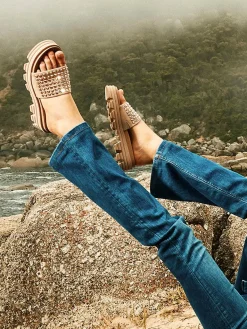 Kennel & Schmenger – Slides aus Veloursleder mit Strass*Kennel u0026 Schmenger Discount