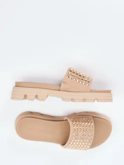 Kennel & Schmenger – Slides aus Veloursleder mit Strass*Kennel u0026 Schmenger Discount