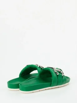 Damen Kennel u0026 Schmenger Kennel & Schmenger – Slides aus Lammleder Smaragd
